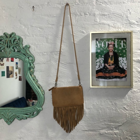 Free People Handbags - Free People fringe mini crossbody bag